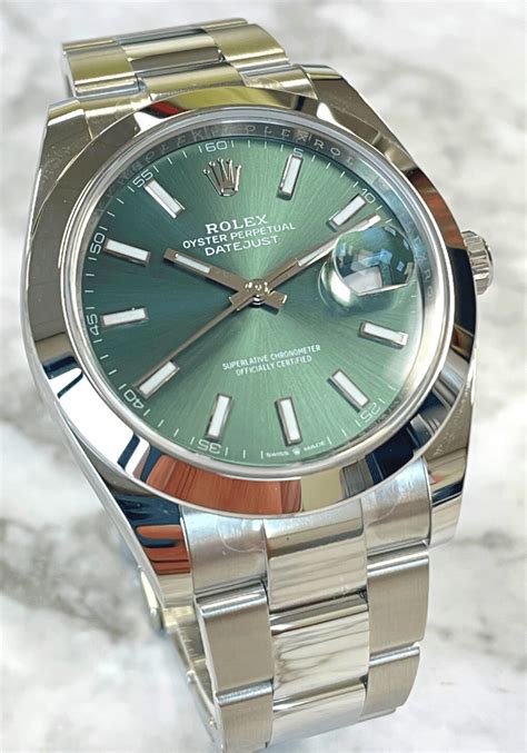 rolex green emerald|rolex datejust 41 green dial.